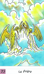 Carte Priere de l'Oracle des Anges