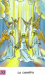 Carte Lumiere de l'Oracle des Anges