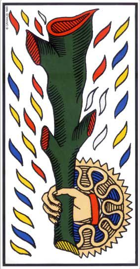 As de Bâton, tarot de Marseille
