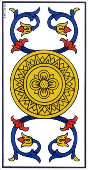 As de Denier, tarot de Marseille