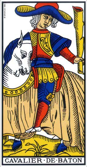 Cavalier de Bâton, tarot de Marseille