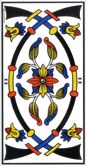 Deux d’Épée, tarot de Marseille