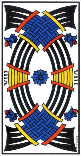 Huit d’Épée, tarot de Marseille