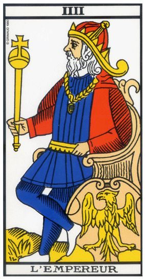 L’Empereur, tarot de Marseille