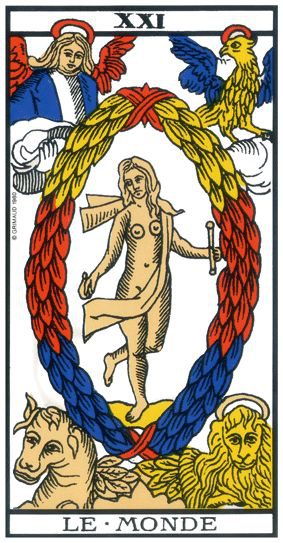 Le Monde, tarot de Marseille