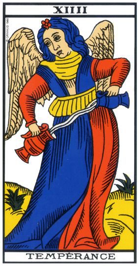Tempérance, tarot de Marseille
