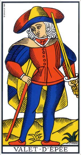 Valet d’Épée, tarot de Marseille