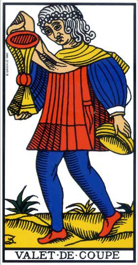 Valet de Coupe, tarot de Marseille