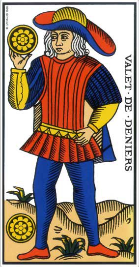 Valet de Denier, tarot de Marseille